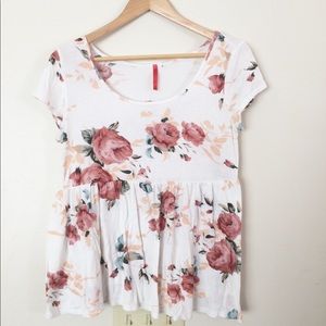 Floral tee